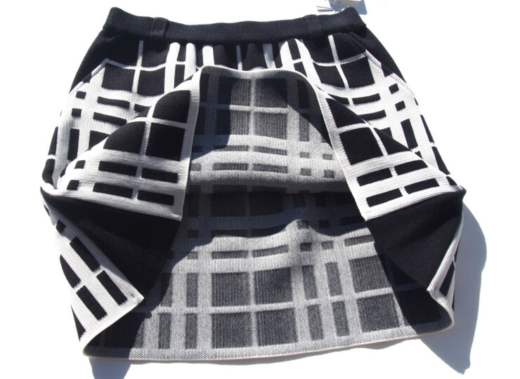 09 01 archivio checked skirt m bk (2)