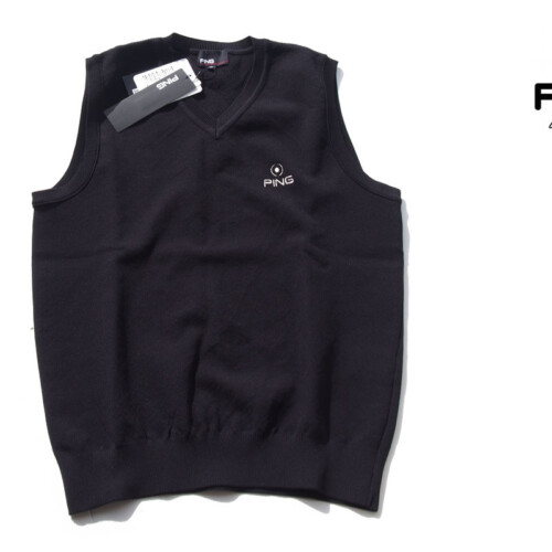 09 01 ping knit vest m bk (1)