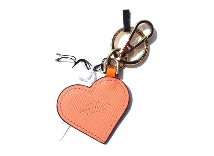 スマイソン|SMYTHSON|パナマハートキーリング|Panama Heart Keyring|PANAMA|CORALイメージ02