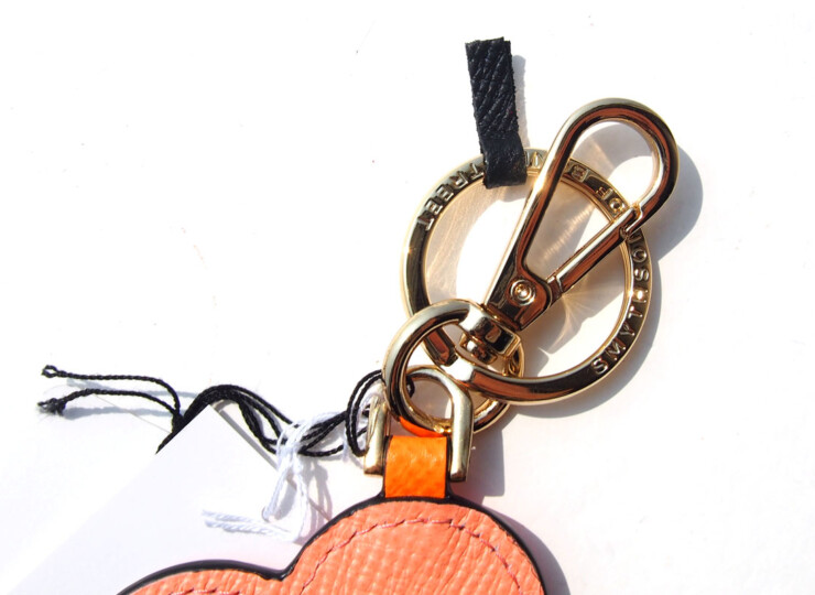 スマイソン|SMYTHSON|パナマハートキーリング|Panama Heart Keyring|PANAMA|CORALイメージ03