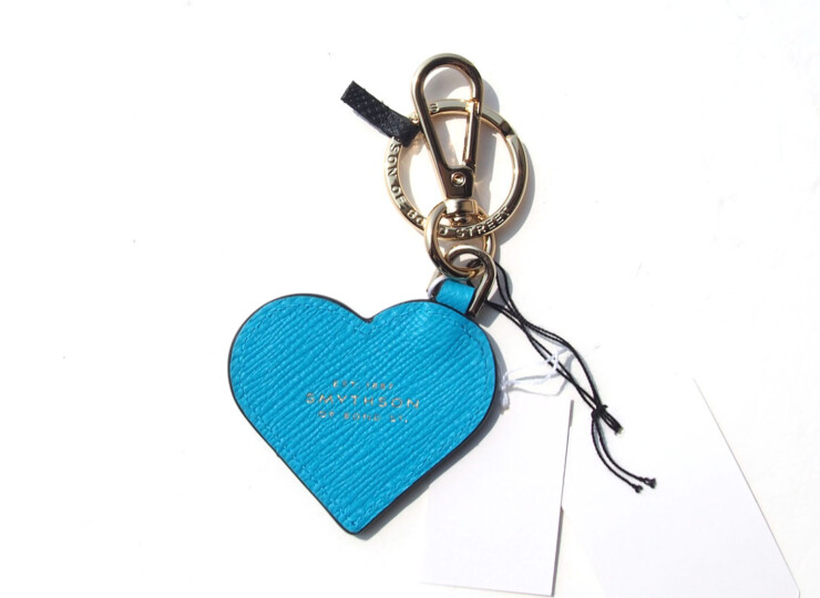 スマイソン|SMYTHSON|パナマハートキーリング|Panama Heart Keyring|PANAMA|Turquoiseイメージ04