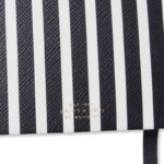 スマイソン｜SMYTHSON｜SOHOストライプノートブック｜BLACK/WHITE STRIPESイメージ03