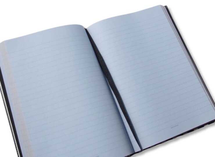 スマイソン｜SMYTHSON｜SOHOストライプノートブック｜BLACK/WHITE STRIPESイメージ09