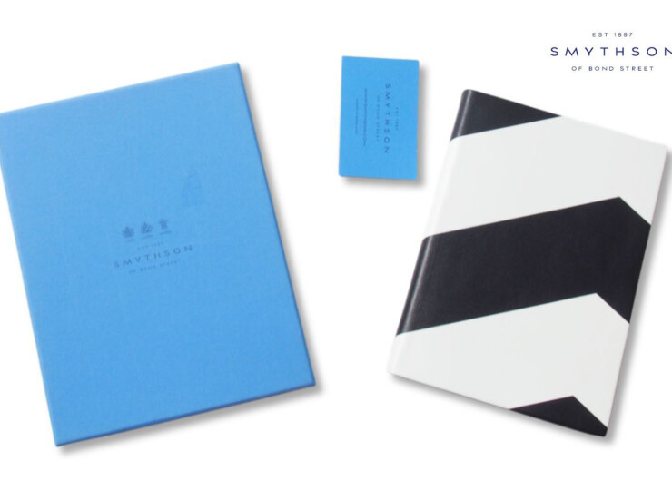 スマイソン|SMYTHSON|SOHOノートブック|black and white stripeイメージ01