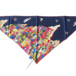 キンロック｜Dieffe Kinloch｜AMALFI COASTプリントシルク トライアングル スカーフイメージ06