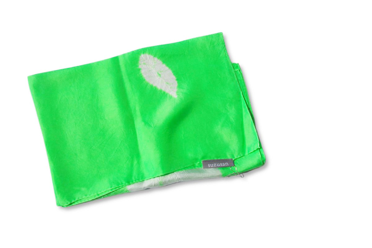 suzusan Silk Stole Detail