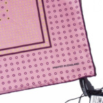ターンブル&アッサー|Turnbull & Asser|13|ドット柄シルクポケットチーフ|ピンクイメージ04