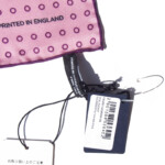 ターンブル&アッサー|Turnbull & Asser|13|ドット柄シルクポケットチーフ|ピンクイメージ05