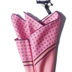 ターンブル&アッサー|Turnbull & Asser|13|ドット柄シルクポケットチーフ|ピンクイメージ07