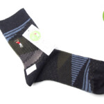 ナイガイ|NAIGAI|オーガニックコットン混 クルー丈メンズソックス|HOBBY SOCKS|ゴルフ|グレーイメージ01