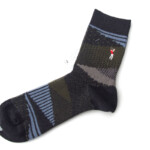 ナイガイ|NAIGAI|オーガニックコットン混 クルー丈メンズソックス|HOBBY SOCKS|ゴルフ|グレーイメージ02