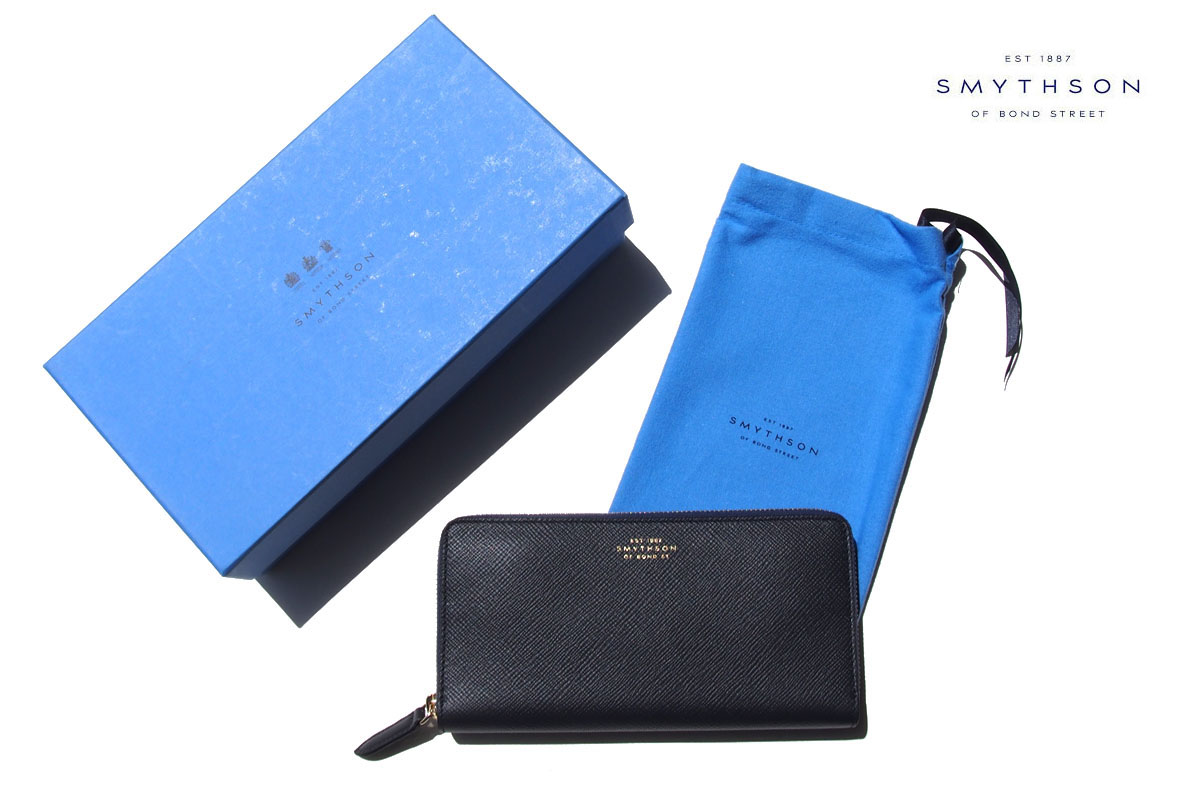 スマイソン｜SMYTHSON｜パナマラウンドジップ長財布 Panama Large Zip