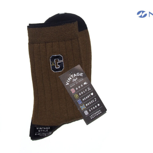 HTM 2140 naigai vintage socks golf kh (1)