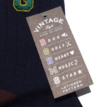 HTM 2141 naigai vintage socks golf nvy (2)